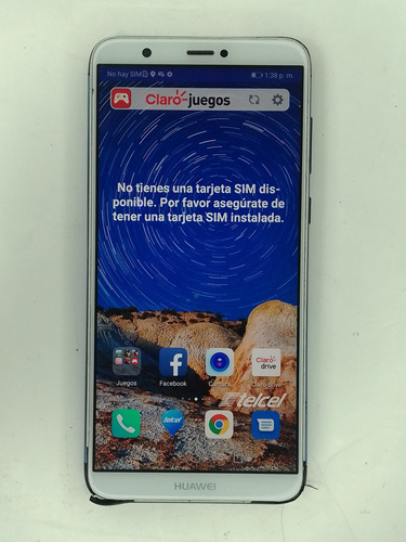 Teléfono Celular Doble Cámara Barato Liberado Huawei Psmart