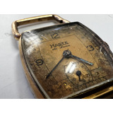 Reloj Haste De Luxe Pequeno Mecanico Laton Pvd Vintage