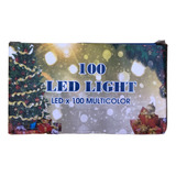 Tira Luces De Navidad Led Multicolor X100 220v 8 Funciones