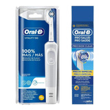 Escova Elétrica Oral-b Vitality D12 220v+refil Precision 4un