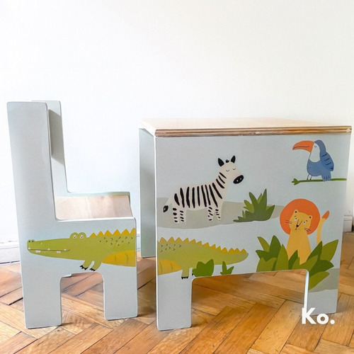 Mesa Y Silla Infantil