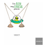 Collares Compartidos Eres Alien Muy Espacial Novios Pareja