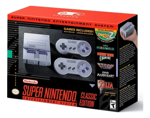 Snes Classic Edition / Version Mini + 21 Juegos Nueva