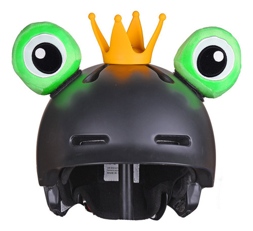 Acessórios De Capacete Cute Frog Eyes Crown Tapes Para Esqui
