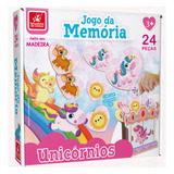 Jogo Memoria Unicornio  Infantil Concentração Atencão Presen
