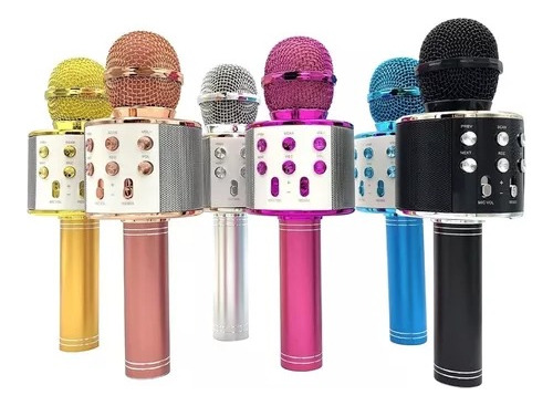 Micrófono Karaoke Bluetooth Portátil Parlante 