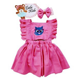 Jardineira Body Romper Infantil  Fantasia Bolofofos