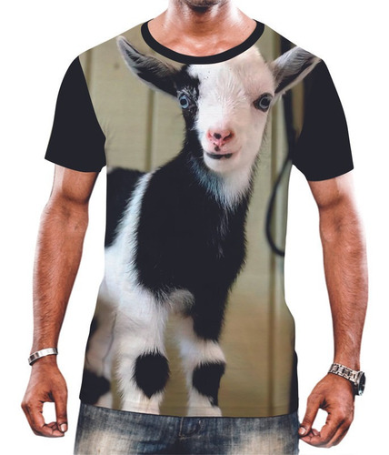 Camiseta Camisa Unissex Animal Cabra Cabrito Bode Fazenda 6