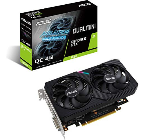 Tarjeta Grafica Asus Dual Nvidia Geforce Gtx 1650 Mini Oc Ed