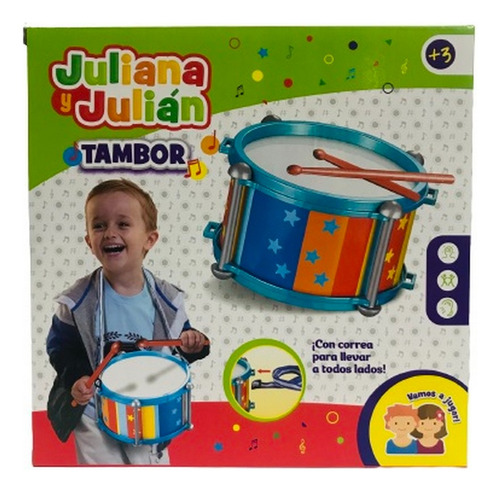 Juliana Y Julian Tambor Infantil Tu Ritmo Ar1 Jyj017 Ellobo