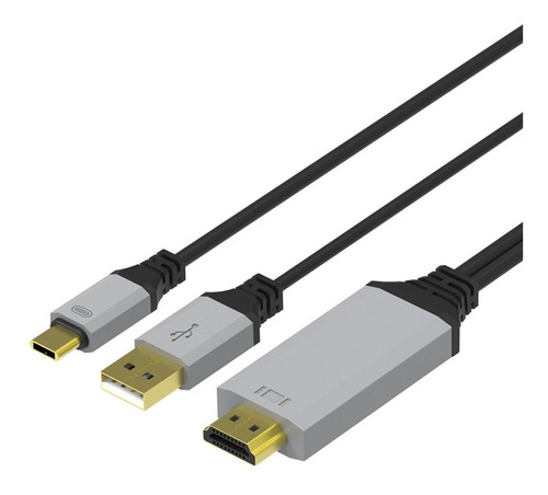 Usb-c A Hdmi Cable Con Charging Qces Usb Type C A Hdmi Adapt