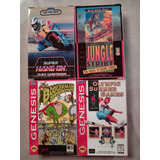Lote De 4 Super Jogos Para Mega Drive