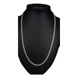 Collar Gucci 50cm - 3mm, Plata Italiana 925