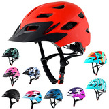 Casco De Bicicleta Para Niños Bavilk, Visera Desmontable De 