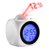 Reloj Digital Despertador Proyector Led Holograma Alarma