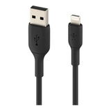 Cable Lighning A Usb-a 1.0 Mt Belkin Negro Boostcharge