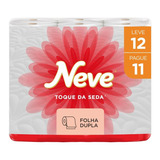 Papel Higiênico Supreme Toque De Seda Com 12 Rolos Neve