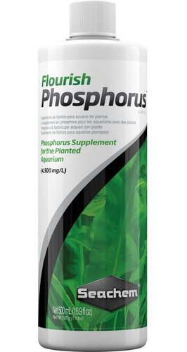 Seachem Flourish Phosphorus Fósforo Fertilizante 500ml C/ Nf