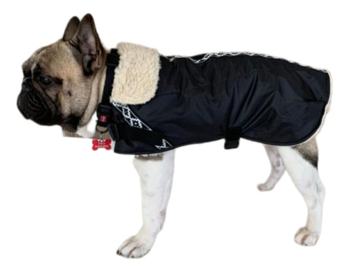 Capa  Perro Chico Impermeable C/corderíto  45 Cm