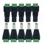 Pack 10 Pares Balun Alimentacion Camara Seguridad. 