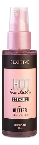 Body Splash Sexitive Hot Inevitable So Excited Con Glitter Volumen De La Unidad 60 Ml