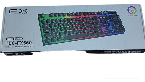 Gamer Teclado Luz Rgb