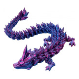 Dragón Impreso En 3d, Decoración De Estatuilla De Violeta