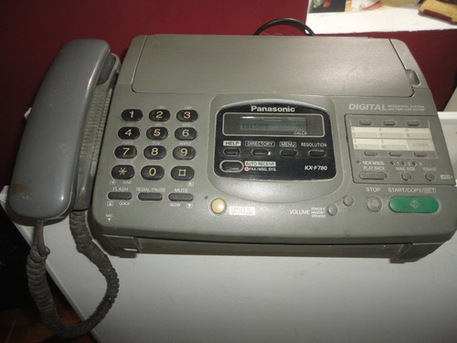 Telefono Fax Panasonic Kx F780 Ag Contestador De Llamadas 