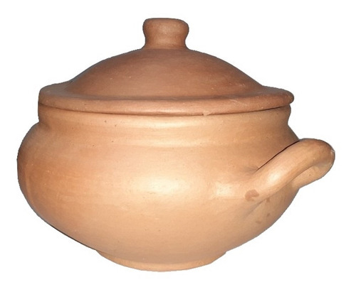 Olla Ánfora De Barro Cocido - Grande