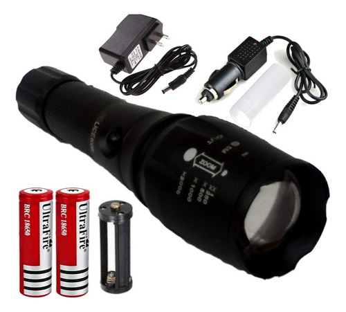 Lampara Tactica 10000 Lumens Led Xlm-t6 Recargable N-95