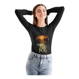 Polera Manga Larga Anillos Poder Lord Of The Ring Sauron See