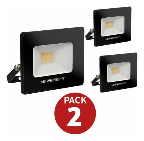 Foco Proyector Led 20w Exterior Pack 2 Unidades - Work Led