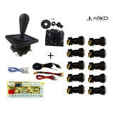 Kit- Pulsador Led+10 Boton Led Rgb Bisel+palanca Competencia