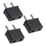 Adaptador Enchufe Americano A Europeo Chileno Pack X 3 