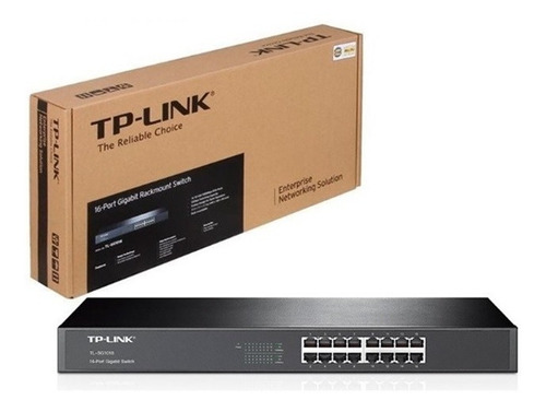 Switch Rackeable Gigabit 16 Puertos Tp-link Tl-sg1016