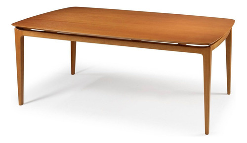 Mesa De Jantar 160cm 6 Lugares Madeira Maciça Savona