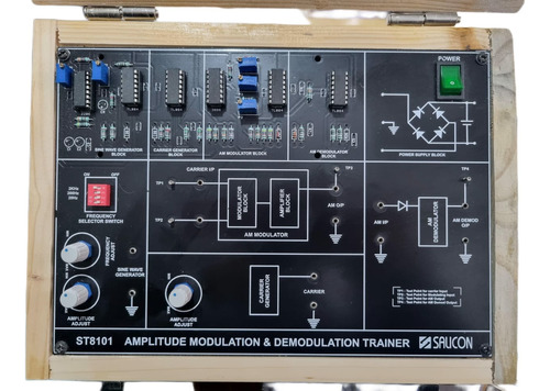 Entrenador De Modulación Y Demodulacion De Amplitud St8101