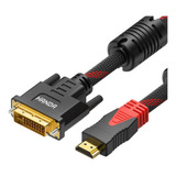 Cable Hdmi A Dvi D Adaptador 24+1 Dual Link Video 1.5 Metros