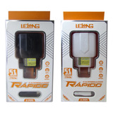 Kit 10x Carregador P/ Celular Lelong 5.1a V8 2-usb Atacado