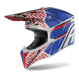 Casco Moto Cross Airoh Wraap Idol 1300gr Hrt Eps Brillo