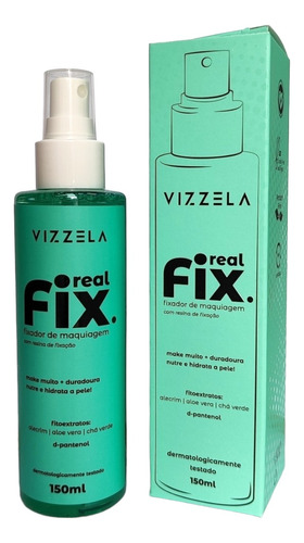 Fixador De Maquiagem Spray Fix Vizzela 150ml Nutre E Hidrata