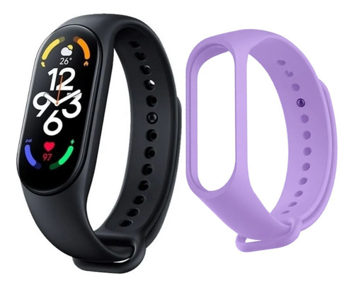 Smartwatch Reloj Xiaomi Mi Band 7 + Malla + Film + Cuota -*