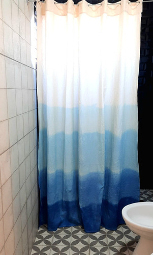 Cortina De Baño Shibori Degradé