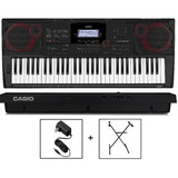 Casio Ct-x5000 Teclado Sensitivo + Fuente,soporte Combo