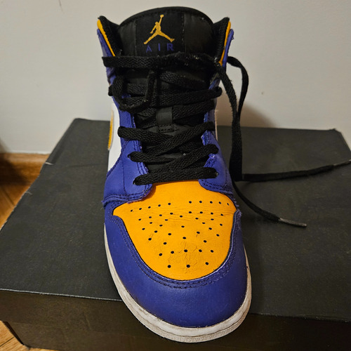 Nike Air Jordan Originales 1 Mid Lakers