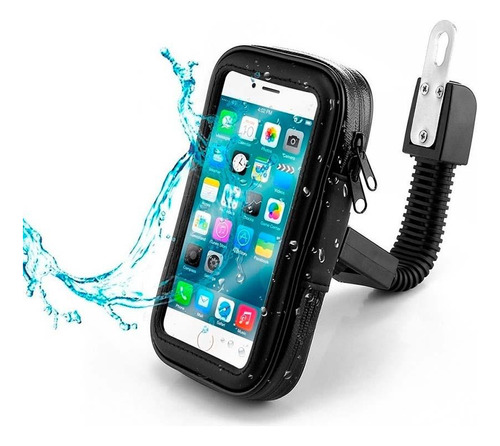 Soporte Base Funda Moto Bici Porta Celular Gps Impermeable