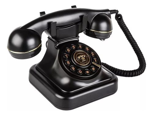 Telefone Fixo Retrô, Telefone Fixo Vintage À Moda Antiga