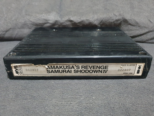 Samurai Shodown Iv Amakusa's Revenge Neo Geo Mvs 002807