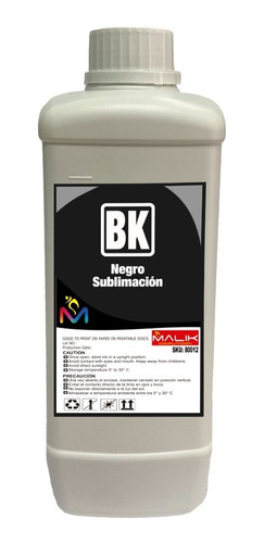 Tinta 1 Litro Sublimacion Negro Para Epson Ecotank L3560
