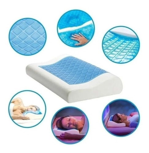 Almohada De Gel Ortopédica Cool Pillow Restform Refrescante